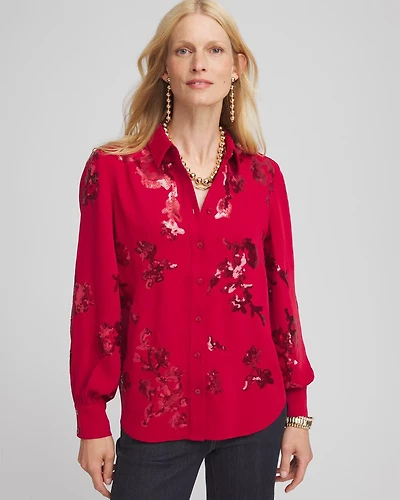 Sequin Embellished Shirt
