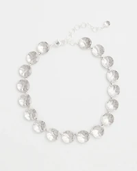 Silver Tone Circles Collar