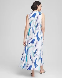 Petite Sleeveless Gauze Maxi Dress