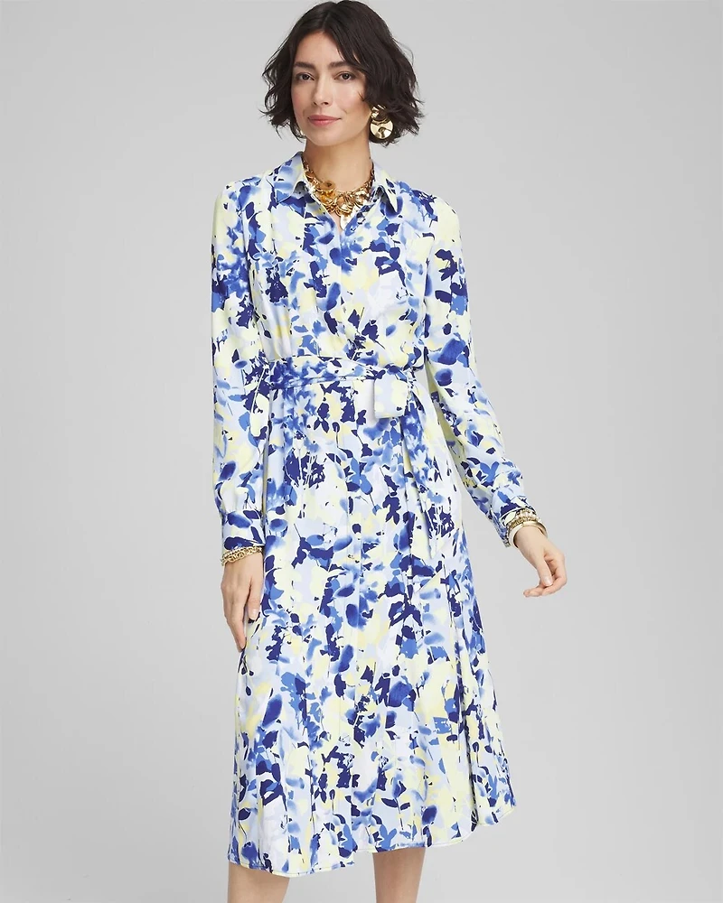 Floral Midi Shirtdress