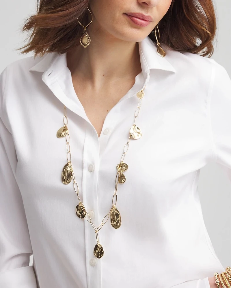 Chico's Originals Nomadic Charms Single Strand Necklace
