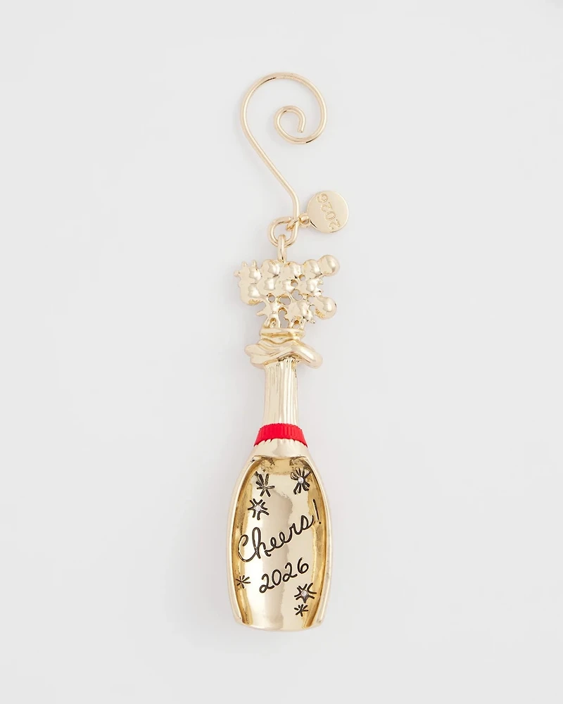 Champagne Bottle Ornament