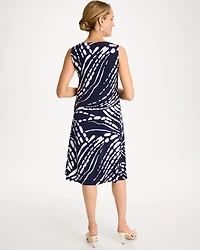 Jersey Knit Printed Shift Dress