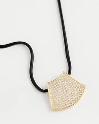 Gold Glitz Pendant Necklace