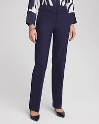 Cotton Straight-Leg Trousers
