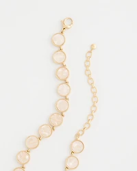 Pearlescent Rounded Collar Necklace