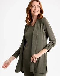 Travelers™ Collection Ruched Elbow Sleeve Jacket