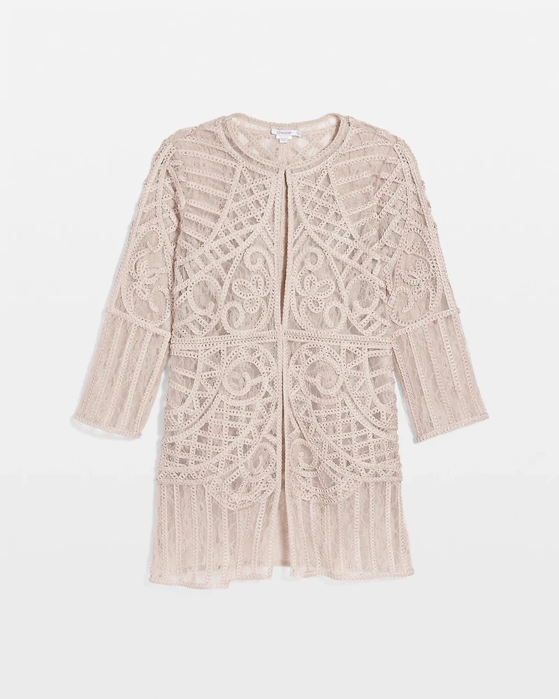 Travelers™ Collection Embroidered Lace  Jacket