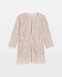 Travelers™ Collection Embroidered Lace  Jacket