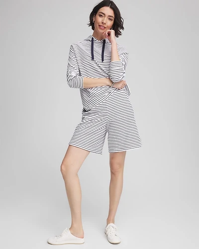 Zenergy® French Terry Striped Shorts