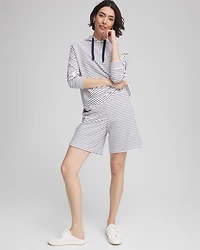 Zenergy® French Terry Striped Shorts