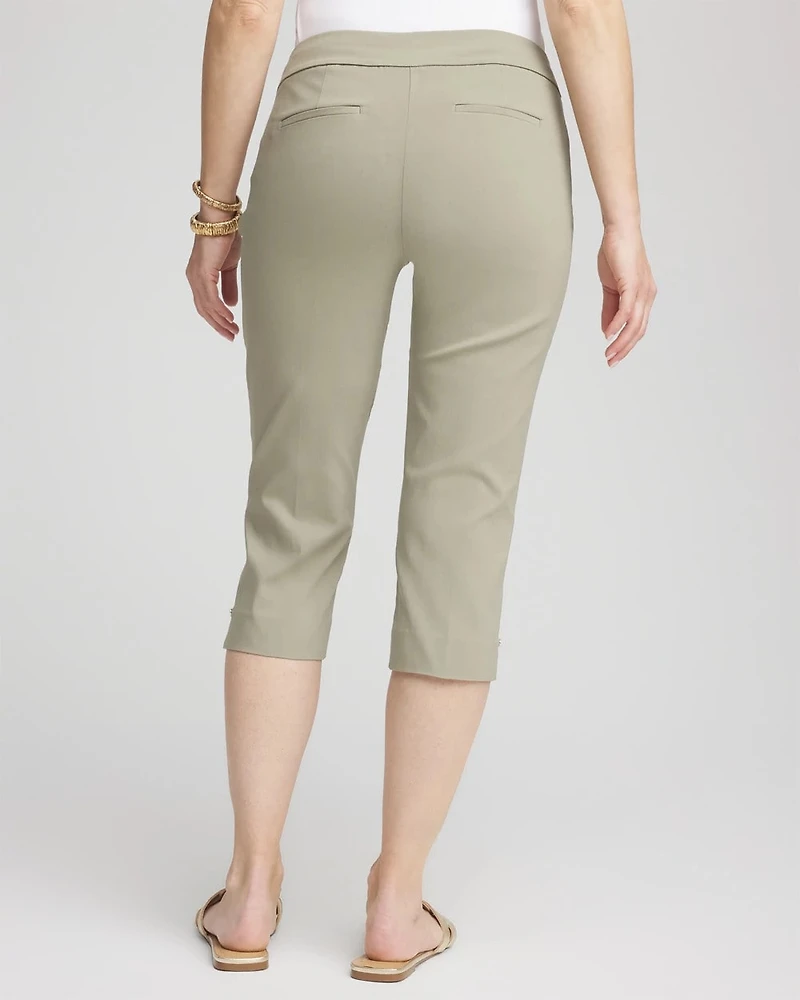 Brigitte™ Rivet Pull-On Capri Pants