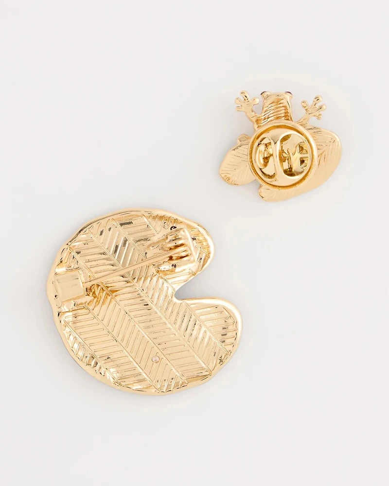 Lily Pad Brooch