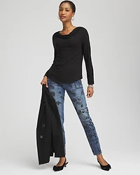 Cowlneck Long-Sleeved Tee