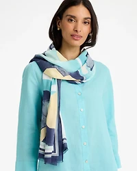 Artisanal Patch Oblong Scarf