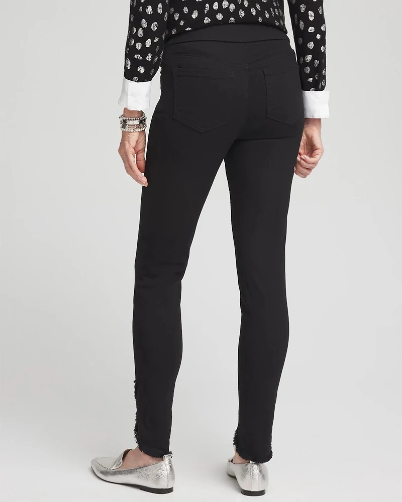 Tulip Hem Pull-On Ankle Jeggings