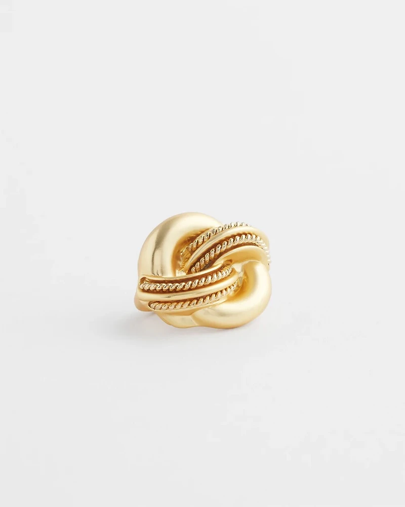 Gold Scarf Ring