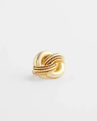 Gold Scarf Ring