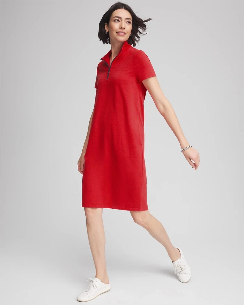 Zenergy® UPF Half-Zip Dress