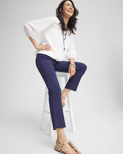 Brigitte™ Slim Pull-On Crop Pant