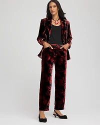 Velvet Rose Slim Ankle Pants