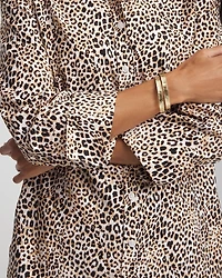 No Iron™ Leopard Print Shirt