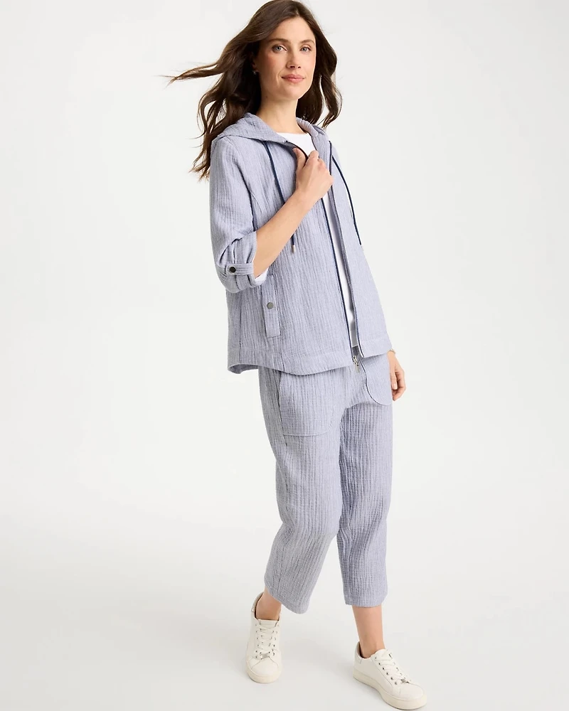 Zenergy® Striped Gauze Jacket