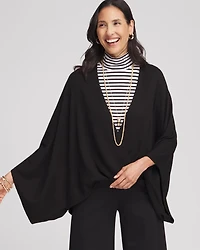 Surplice Sweater Poncho