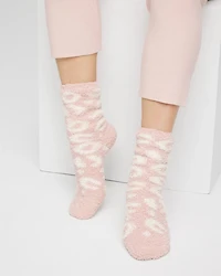 Animal Print Cozy Socks