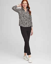 Zenergy® French Terry Half Zip Pullover Top