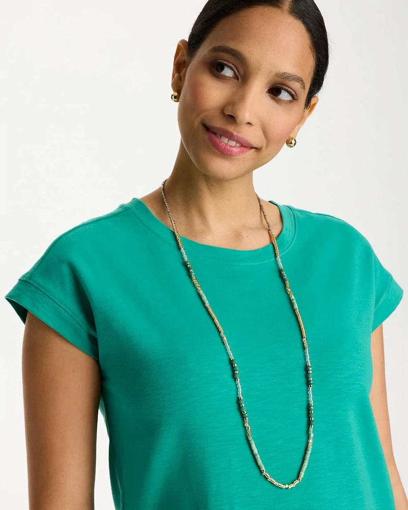 Beaded Long Necklace