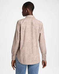 No Iron™ Stretch Animal Jacquard Shirt