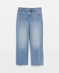 Girlfriend Cropped Wide-Leg Jean