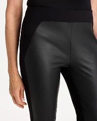 Faux Leather Juliet Slim Ankle Pants