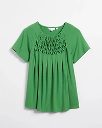 Touch of Cool™ Smocked Top