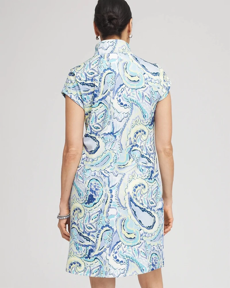 Zenergy® UPF Knit Paisley Dress