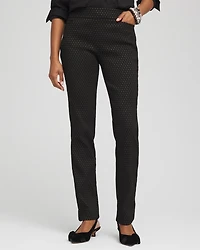 Brigitte™ Slim Full-Length Jacquard Pants