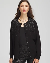 Ella Ombré Rhinestone Cardigan