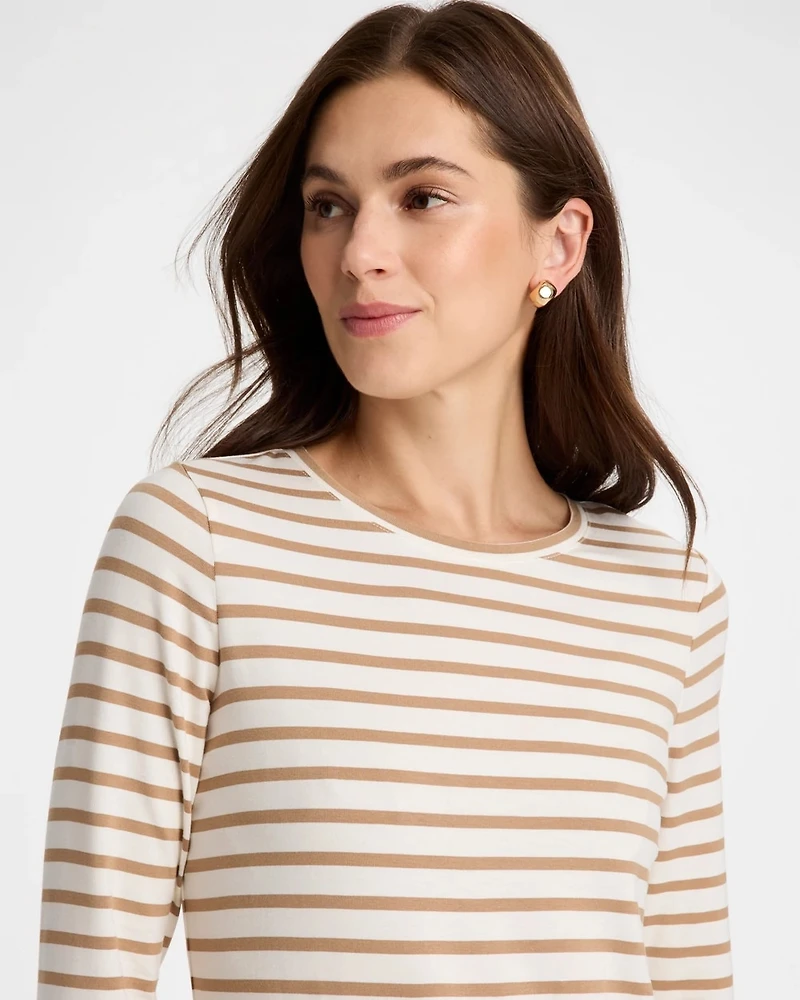 Touch of Cool™ Striped Layering Tee
