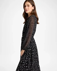 Clip Dot Maxi Dress