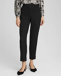 Matelassé Slim Tapered Ankle Pants