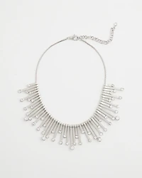 Chico’s Originals Silver Slice & Gem Bib