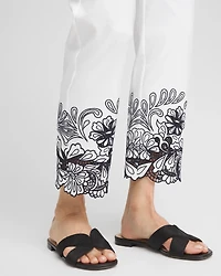 Brigitte™ Lace Embroidered Cropped Pants