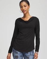 Cowlneck Long-Sleeved Tee