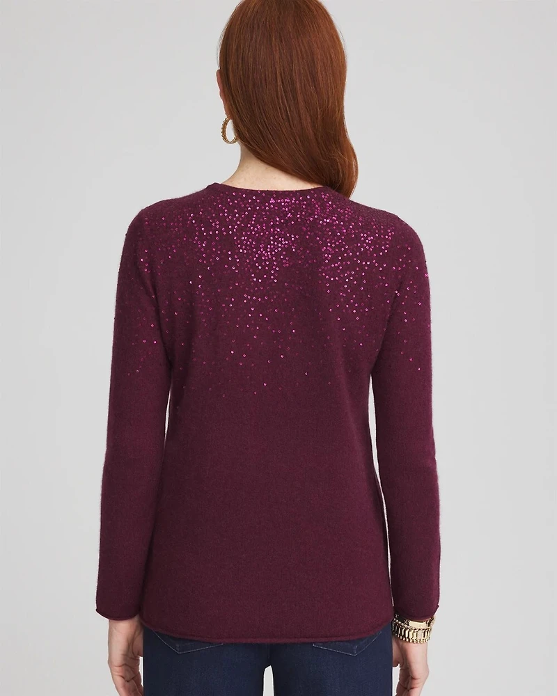 Cashmere Sequin Sweater