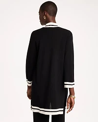 Travelers™ Tipped Long Sleeve Cardigan