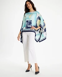 Woven Crepe Artisanal Poncho