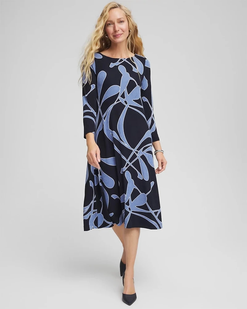 Travelers™ Abstract Midi Dress