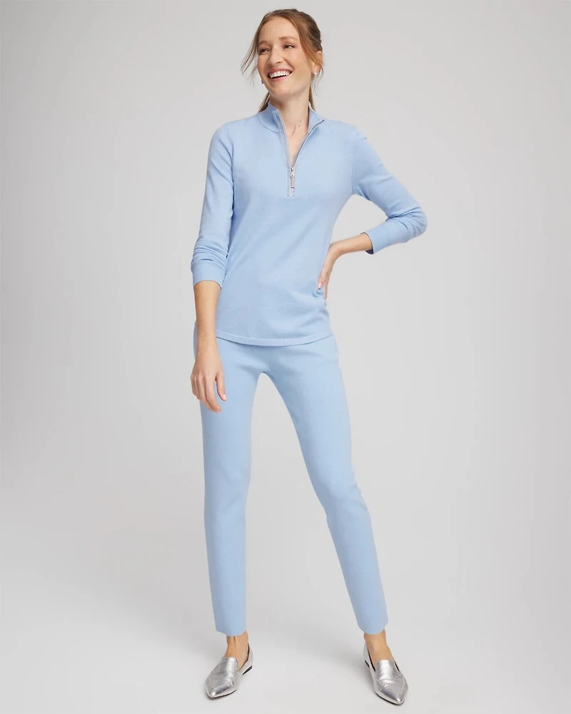 Zenergy® Luxe Half-Zip Pullover Top