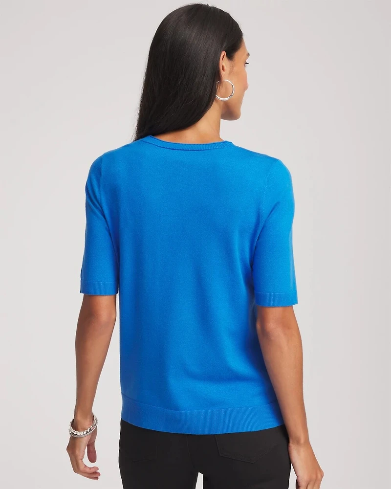 Ella Crewneck Pullover Sweater